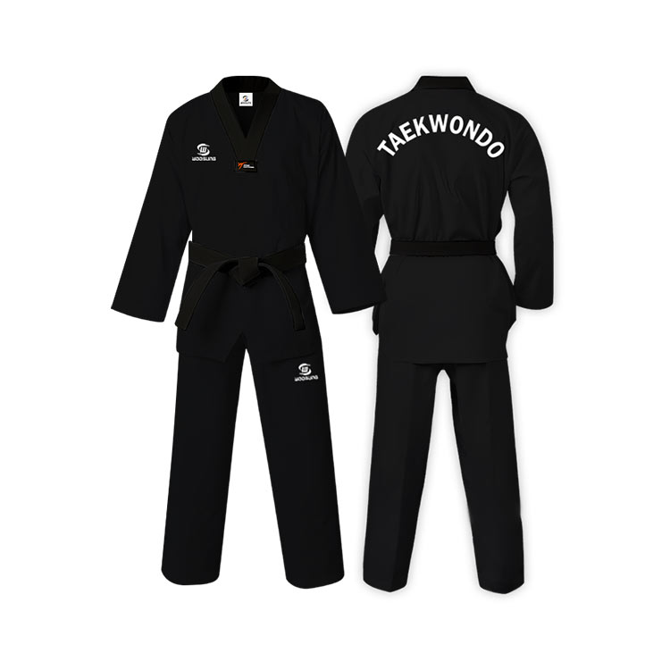 Uniforme di Taekwondo nero