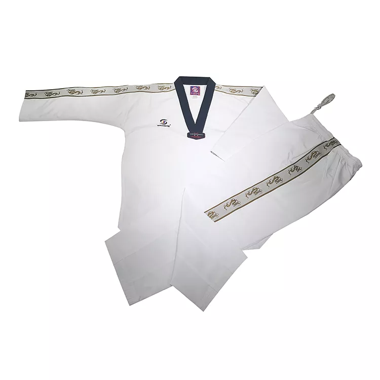 Uniforme da Taekwondo con strisce